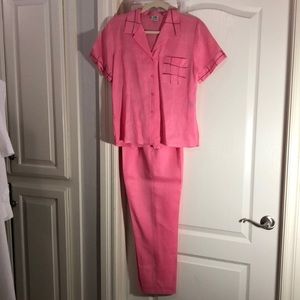 CB CARRY BACK  SZ M CORAL PANTS and TOP NWOT